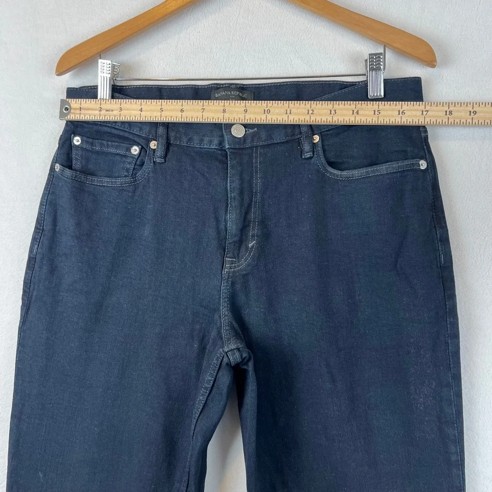 Banana Republic Mens Slim‎ Jeans 34x34 Dark Wash Denim Casual Pants